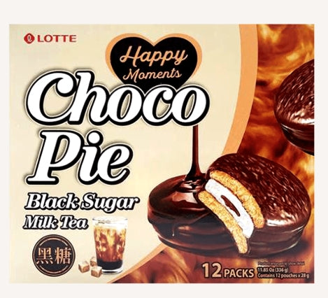 Lotte Choco Pie Black Sugar Milk Tea