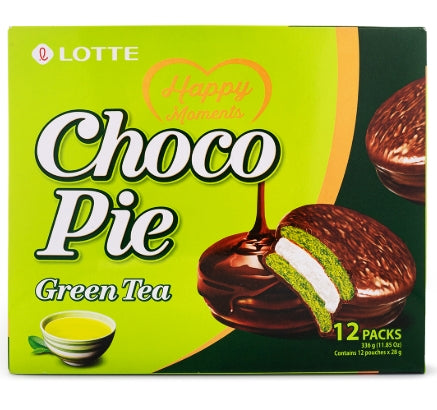 Lotte Choco Pie Green Tea