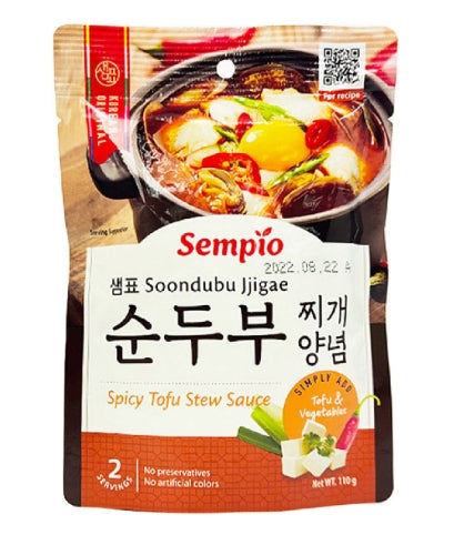 SEMPIO SOONDUBU JJIGAE SPICY TOFU STEW SAUCE 110g