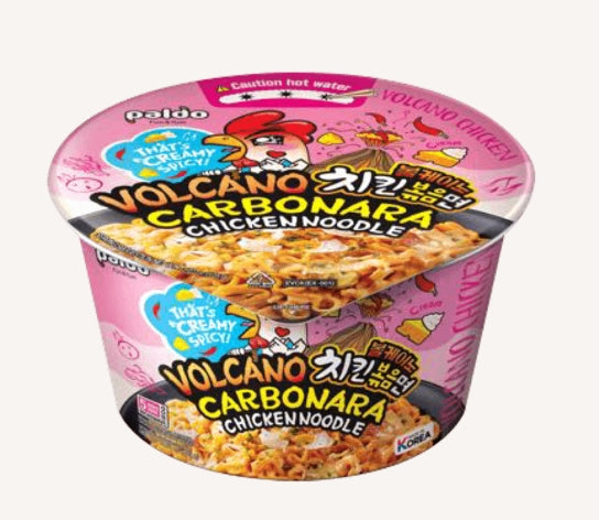 PALDO VOLCANO CARBONARA CHICKEN NOODLES 105G