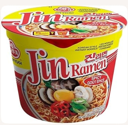 ottogi jin ramen spicy 110g