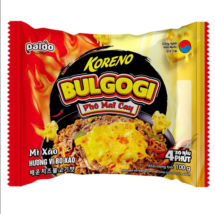 KORENO BULGOGI CHEESE SPICY (STIR -FRIED) 100g
