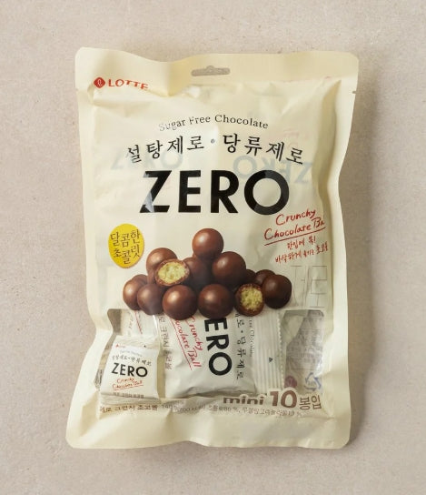 LOTTE ZERO CRUNCHY CHOCOLATE 140G