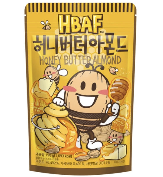 HBAF HONEY BUTTER ALMOND 190G