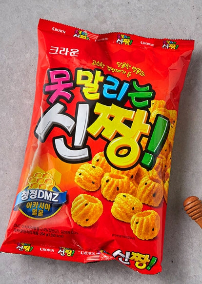 CROWN SHINZZANG HONEY SESAME SNACK 120G