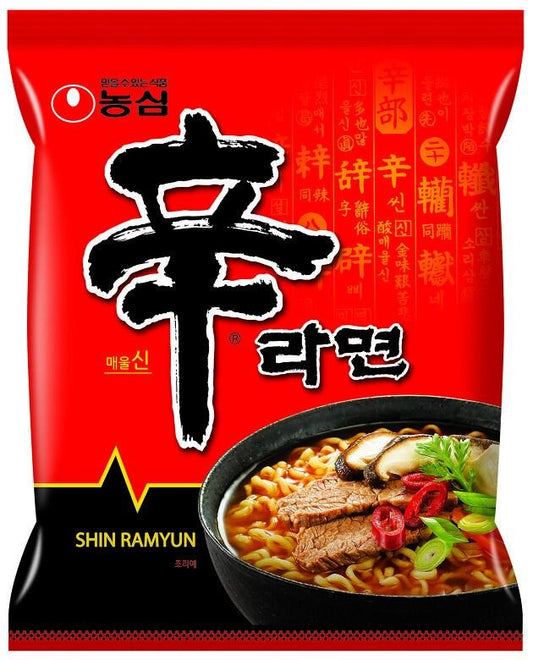 SHIN RAMYUM NOODLES (SPICY) 120g