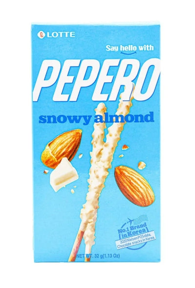 LOTTE PEPERO SNOWY ALMOND 32G