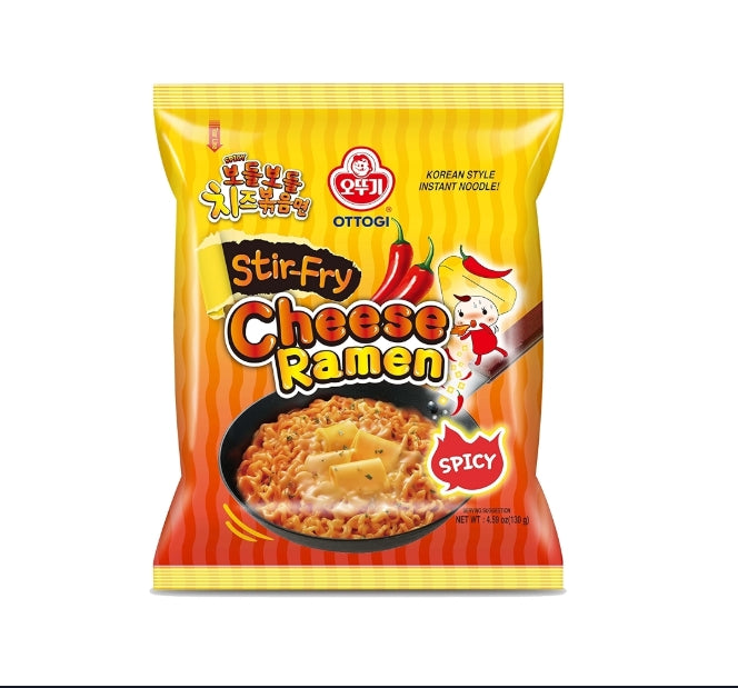 OTTOGI CHEESE RAMEN STIR-FRY (SPICY)130g