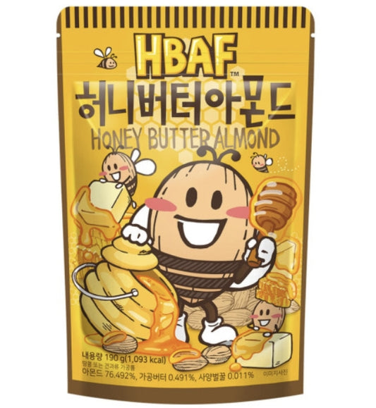 HBAF HONEY BUTTER ALMOND 190G