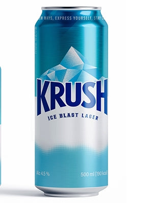 KRUSH ICE BLAST LAGER 500ML