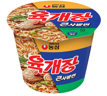 NONGSHIM YUKAEJANG (HOT&SPICY) (BIG CUP) 110g