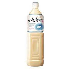 K-RICE DRINK 1.5LITERS/BOTTLE BRAND:WOONG JIN
