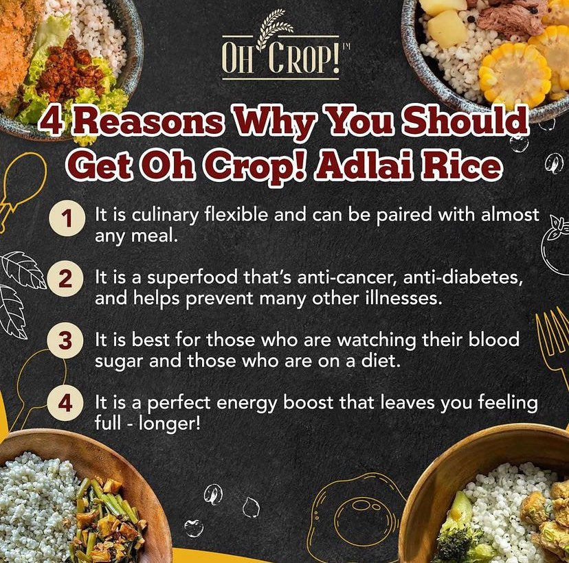 Oh Crop! Adlai Rice 1kg